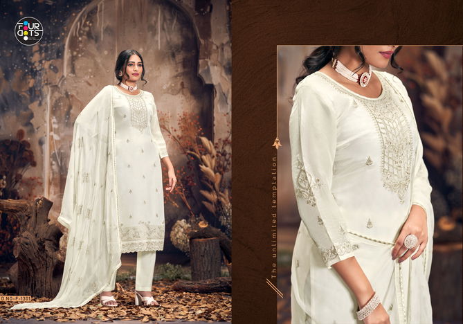 White House By Four Dots Viscose Designer Salwar Kameez Wholesale In India